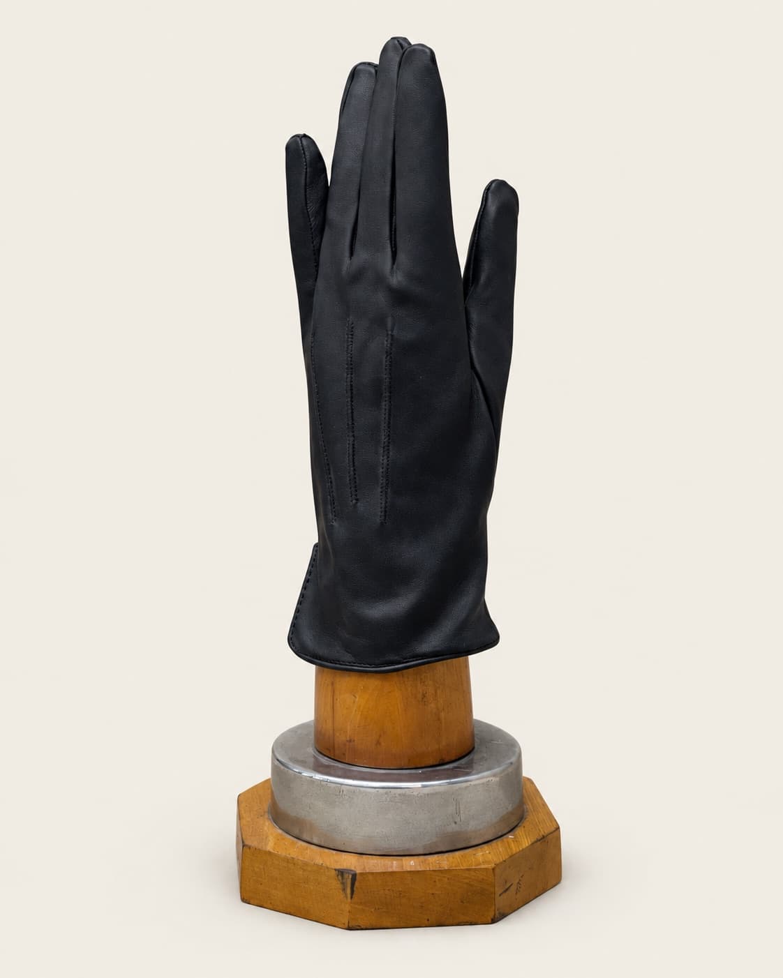 Guante cabritilla hombre · Negro