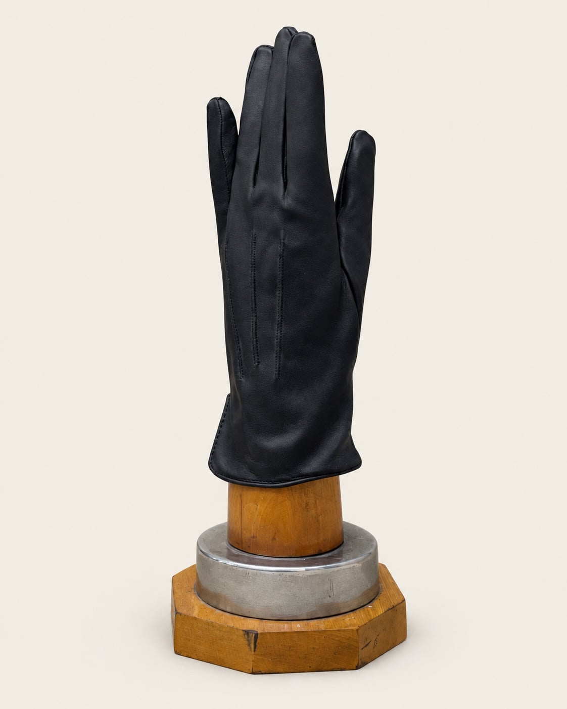 Guante cabritilla hombre · Negro